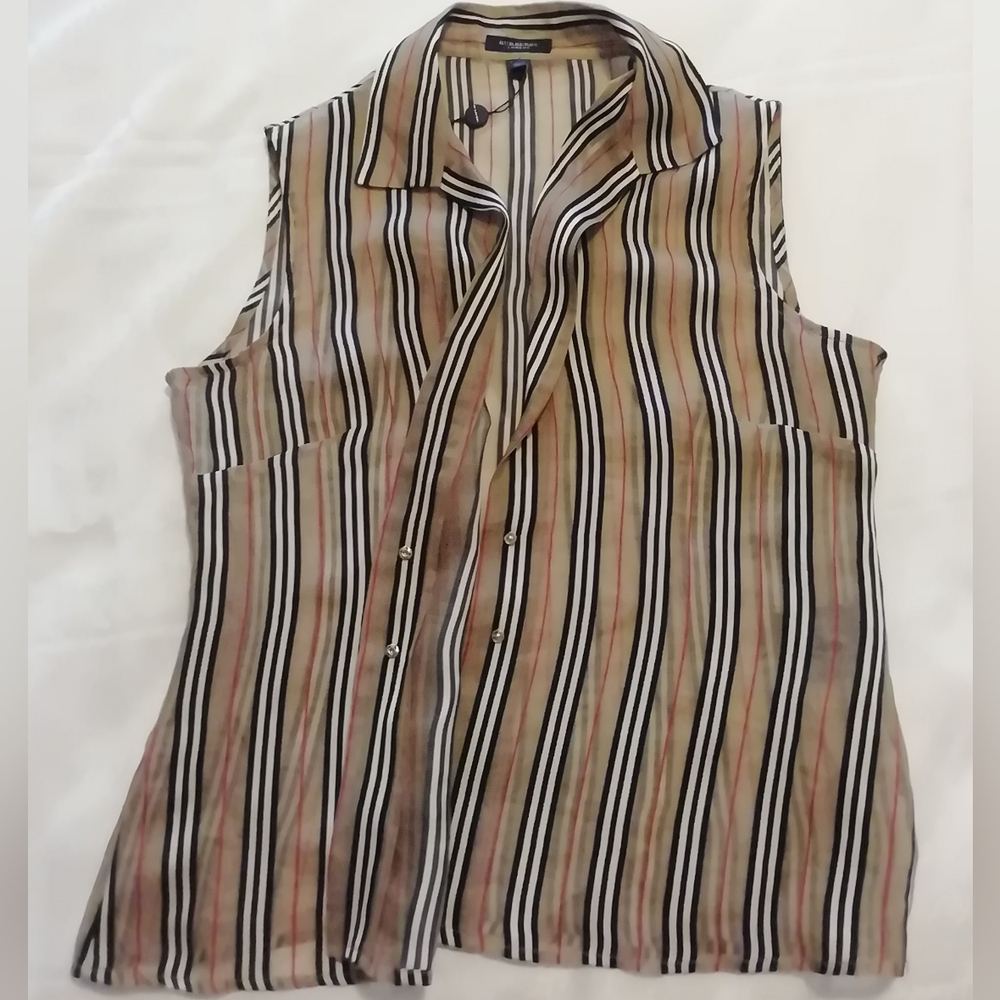 Burberry Multicolor Striped Blouse